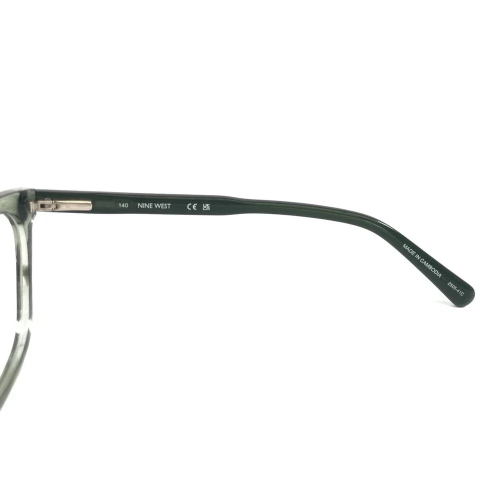 Nine West Eyeglasses Frames NW5245 318 Olive Green Cat Eye Full Rim 53-17-140